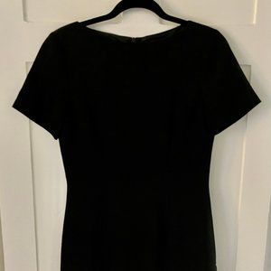 Black, short-sleeve cocktail dress Size 4
